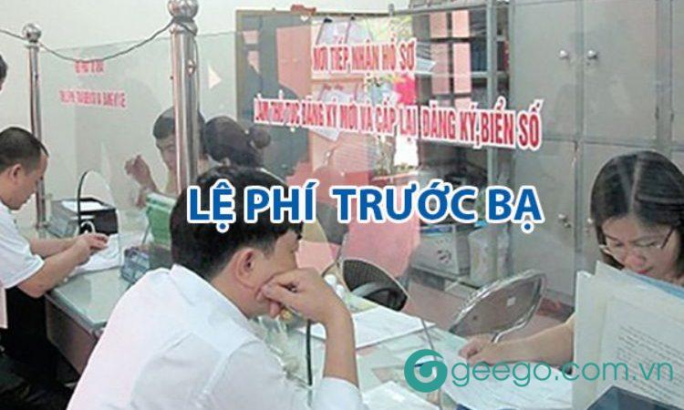 Thuế trước bạ xe ô tô cũ